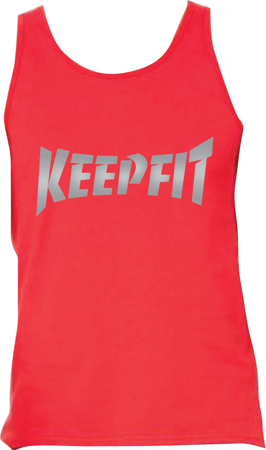 Jersey-Style Tank Top Red