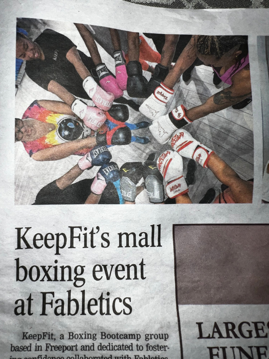 KeepFit X Fabletics event on the Freeport Herald Leader